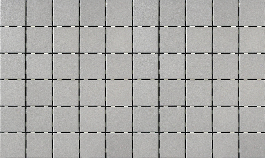 Quebec mos. 2x2 (12x20) gris foncé mat 1,65 pc/feuille