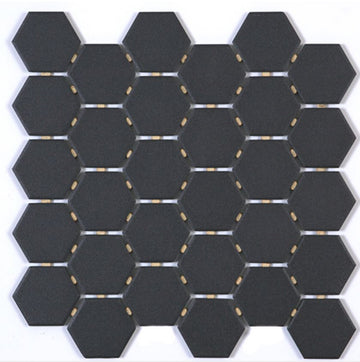 Quebec hexagone mos. (12x11) noir 0,82 pc/feuille