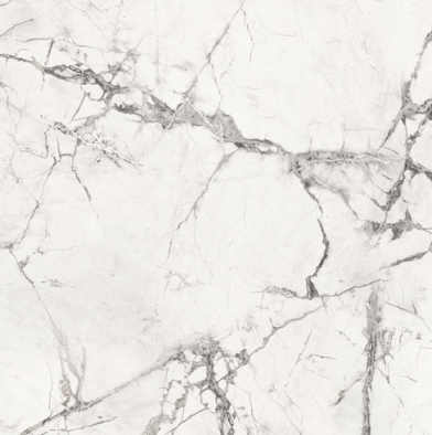 Pure marble 24x24 spider white (blanc/gris foncé)  brillant 15,5 pc/bte