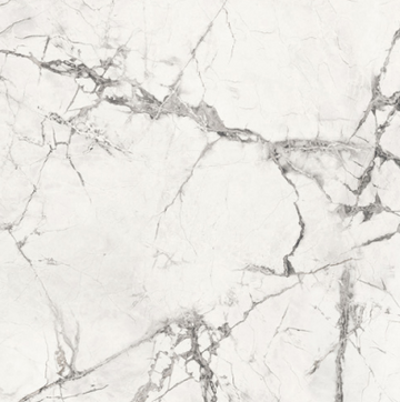 Pure marble 24x24 spider white (blanc/gris foncé)  brillant 15,5 pc/bte